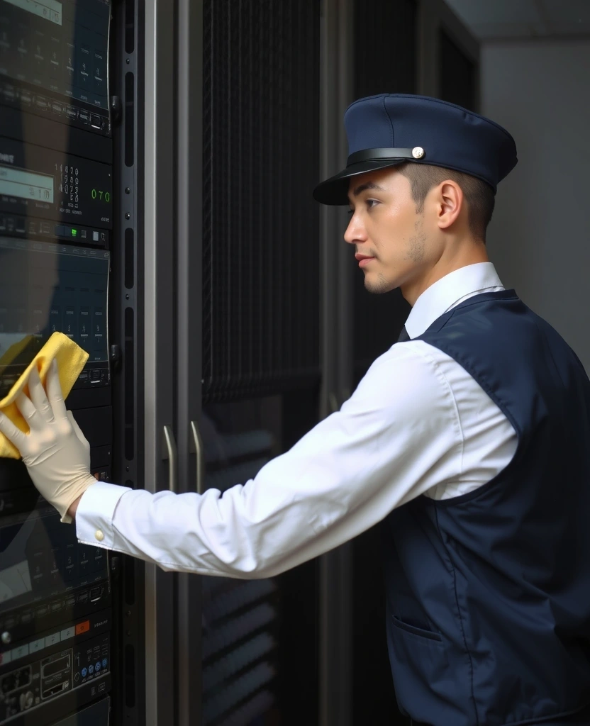 Intervention technique en salle serveur